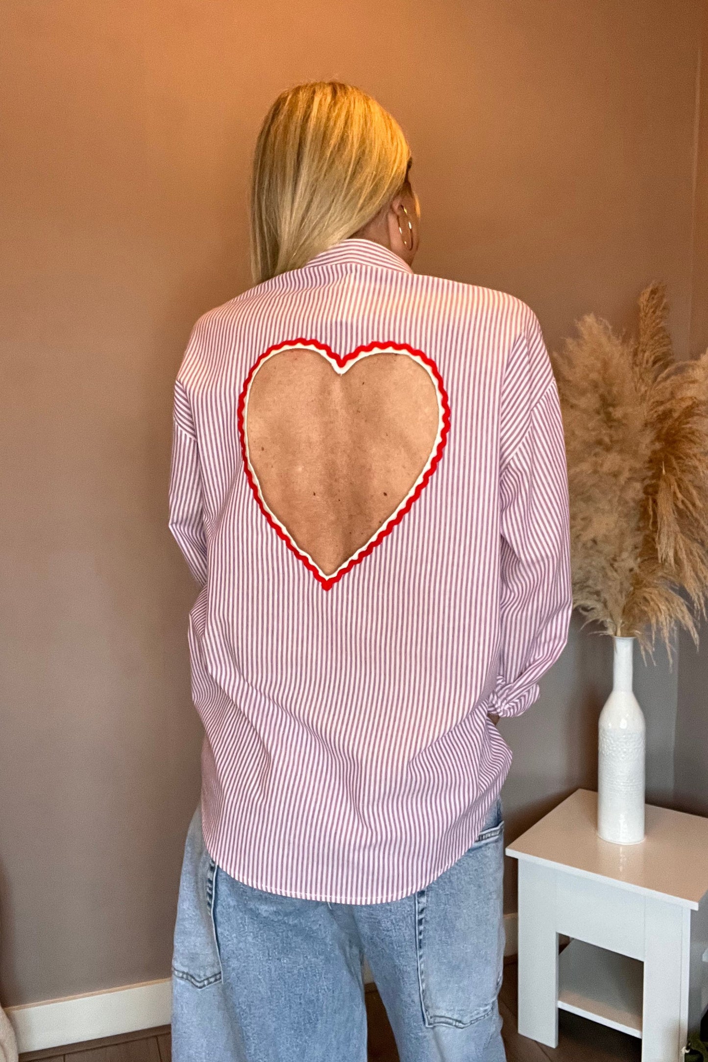 Blouse Heart Purple