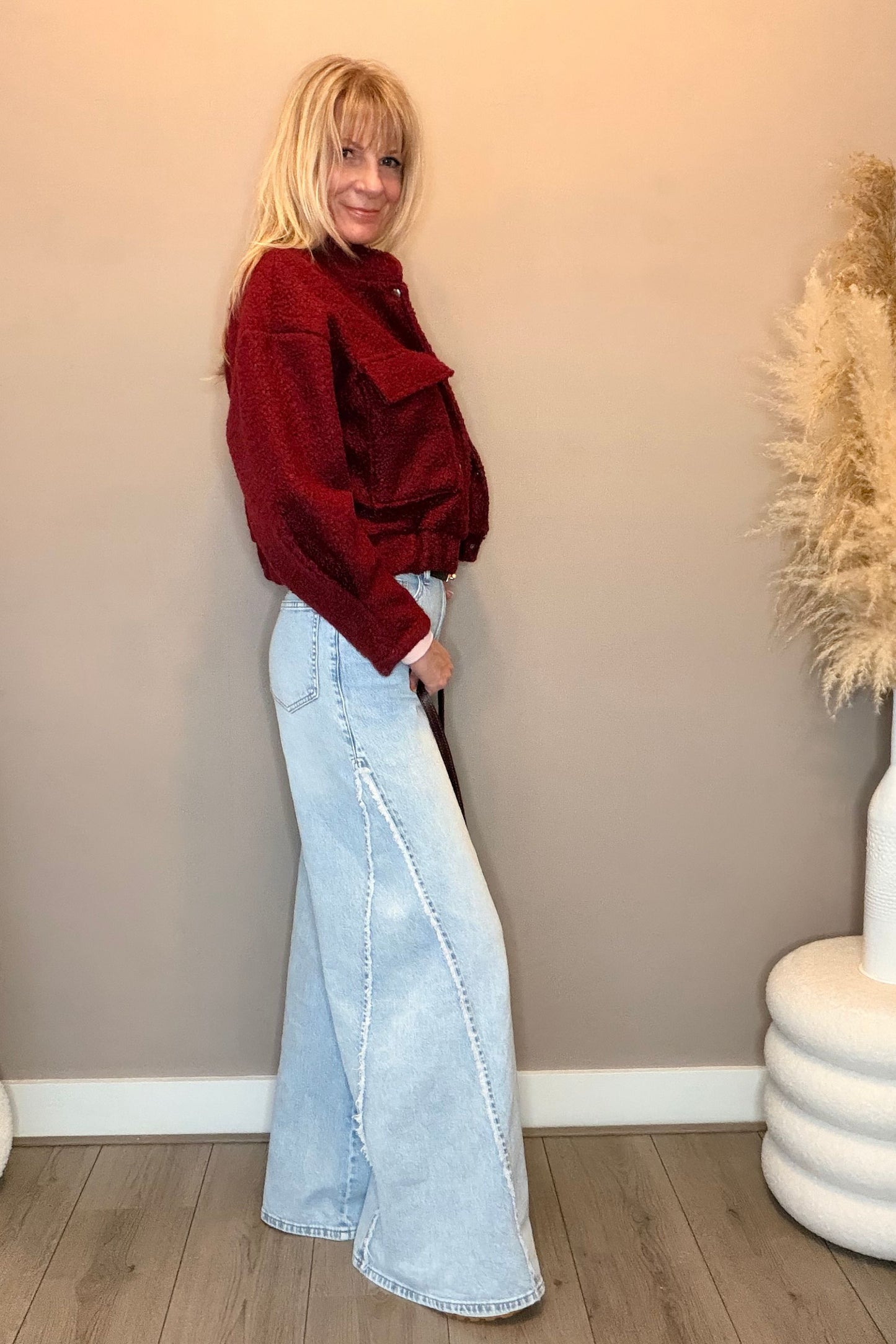 Queen Hearts 70's Wide Leg W3896