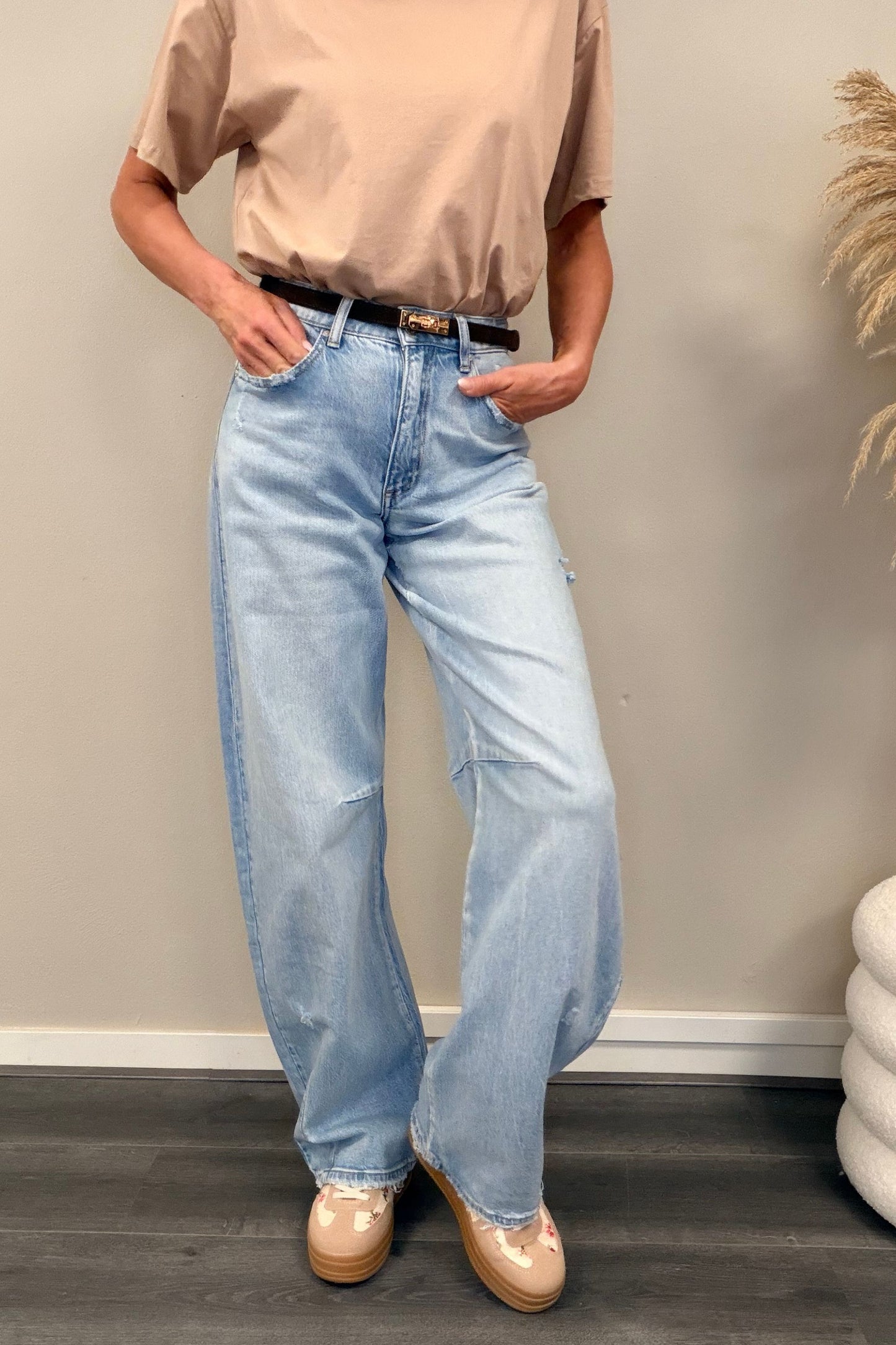 Queen Hearts Ballon Jeans W3837-1