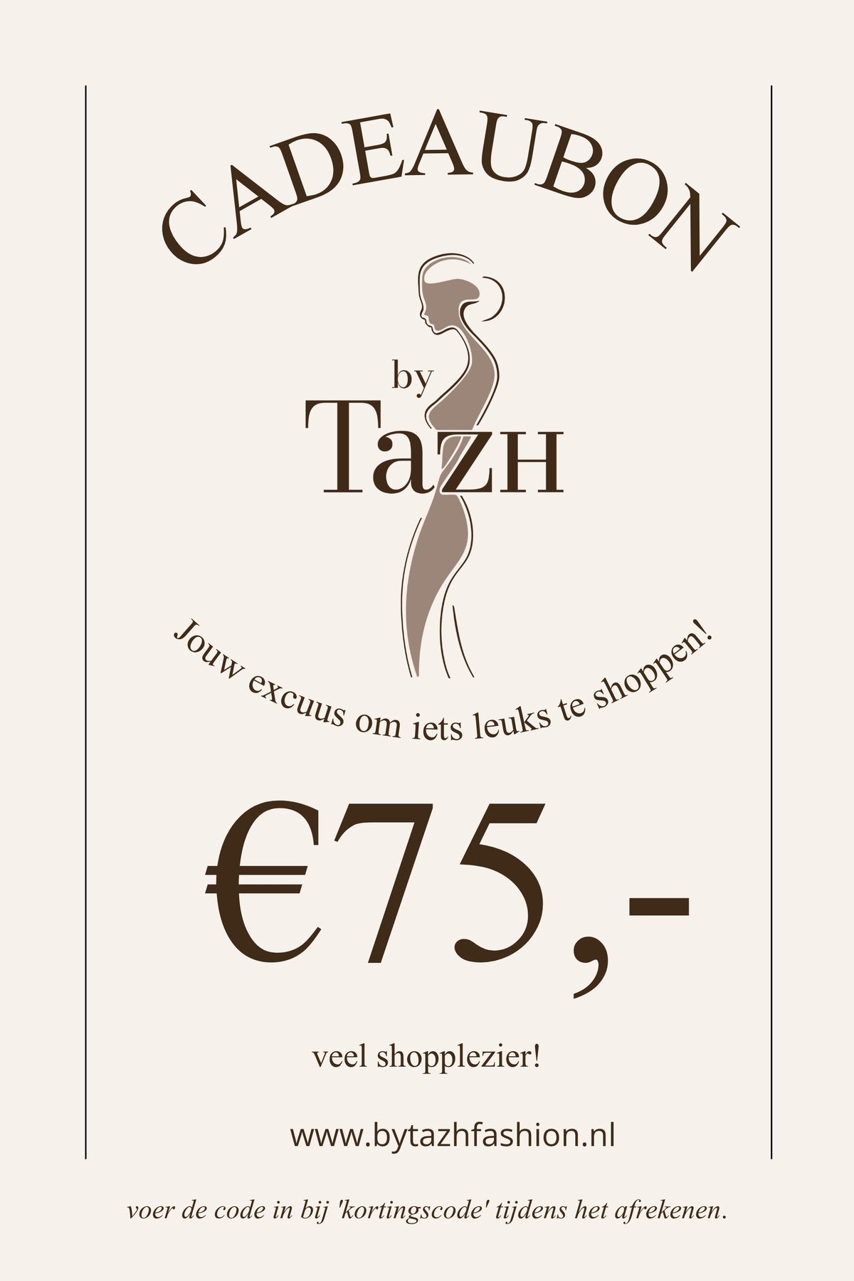 Gift voucher byTaZH