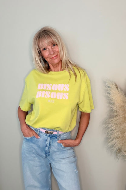 Bisous Teddy Shirt Green