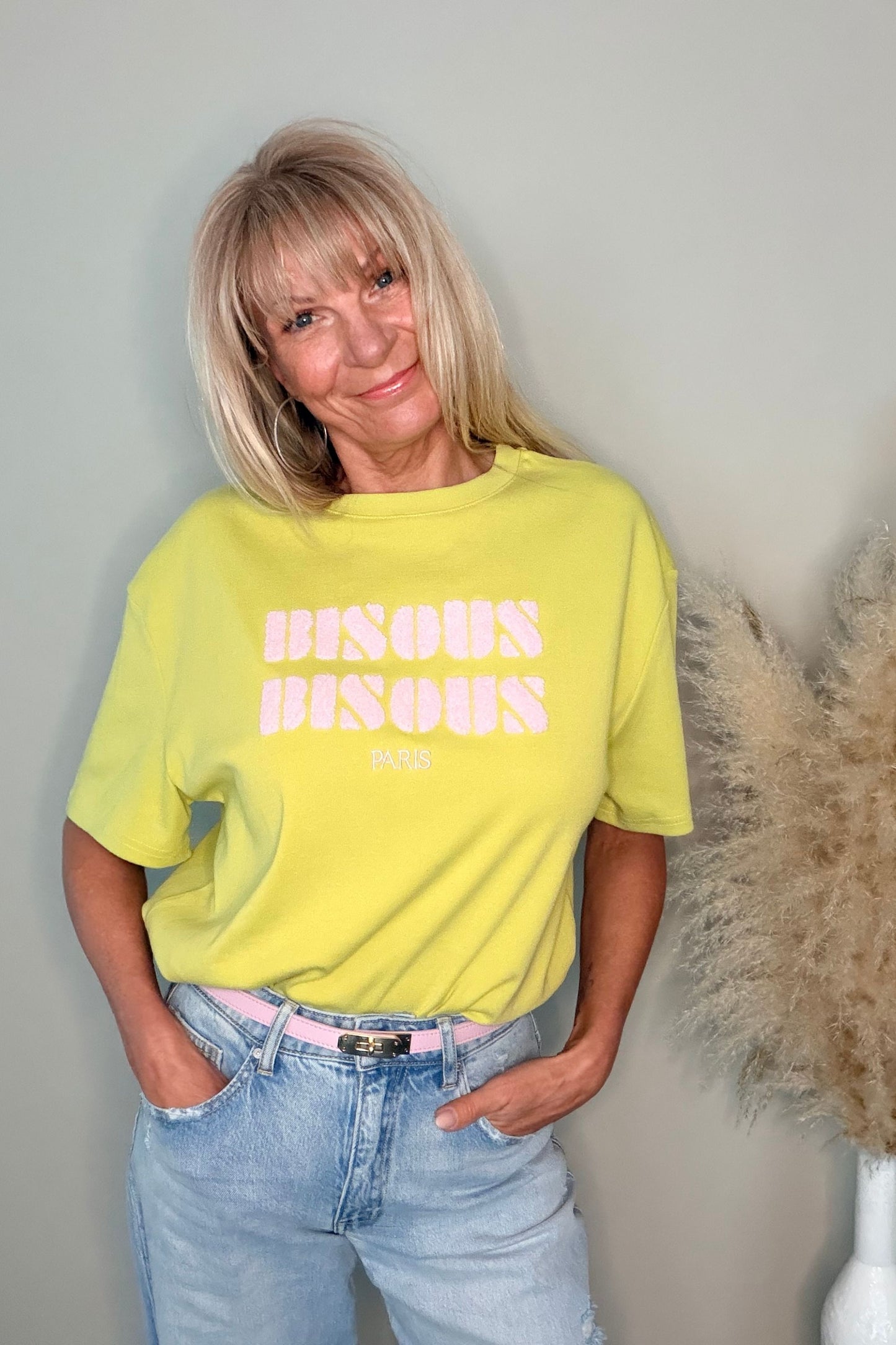 Bisous Teddy Shirt Green