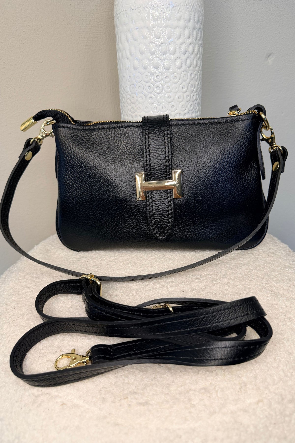 Burnley Bag Leather Black
