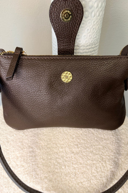 Burnley Bag Leather Chocolat
