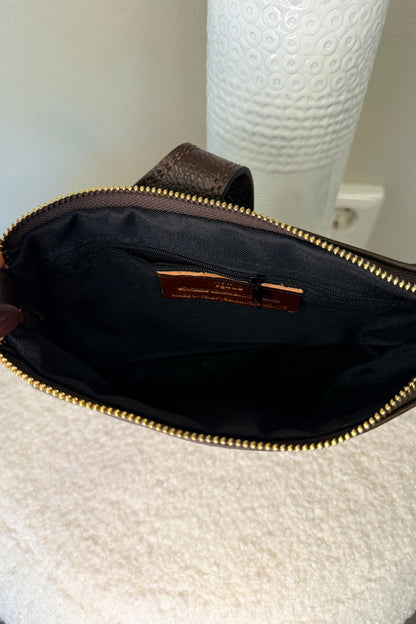 Burnley Bag Leather Chocolat
