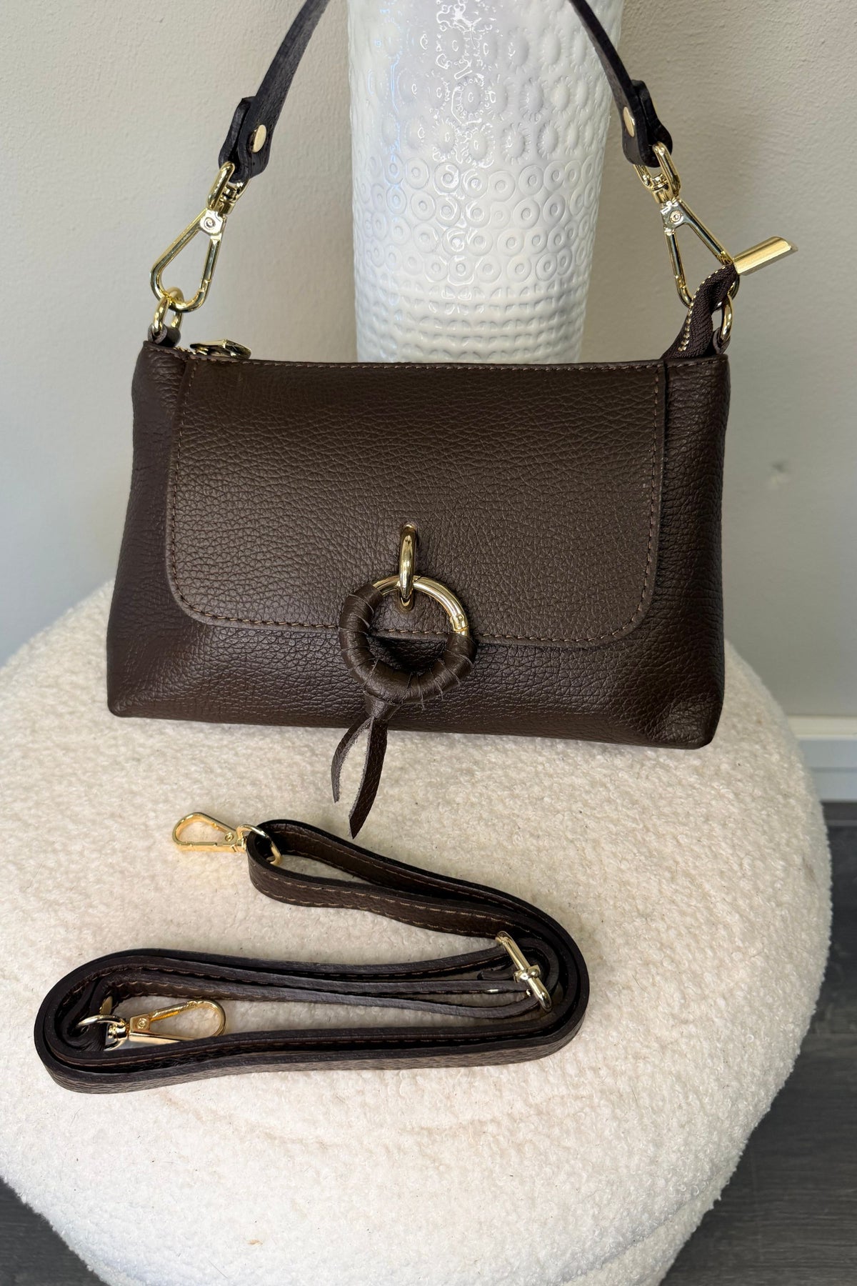 Cosi Bag Leather Chocolat