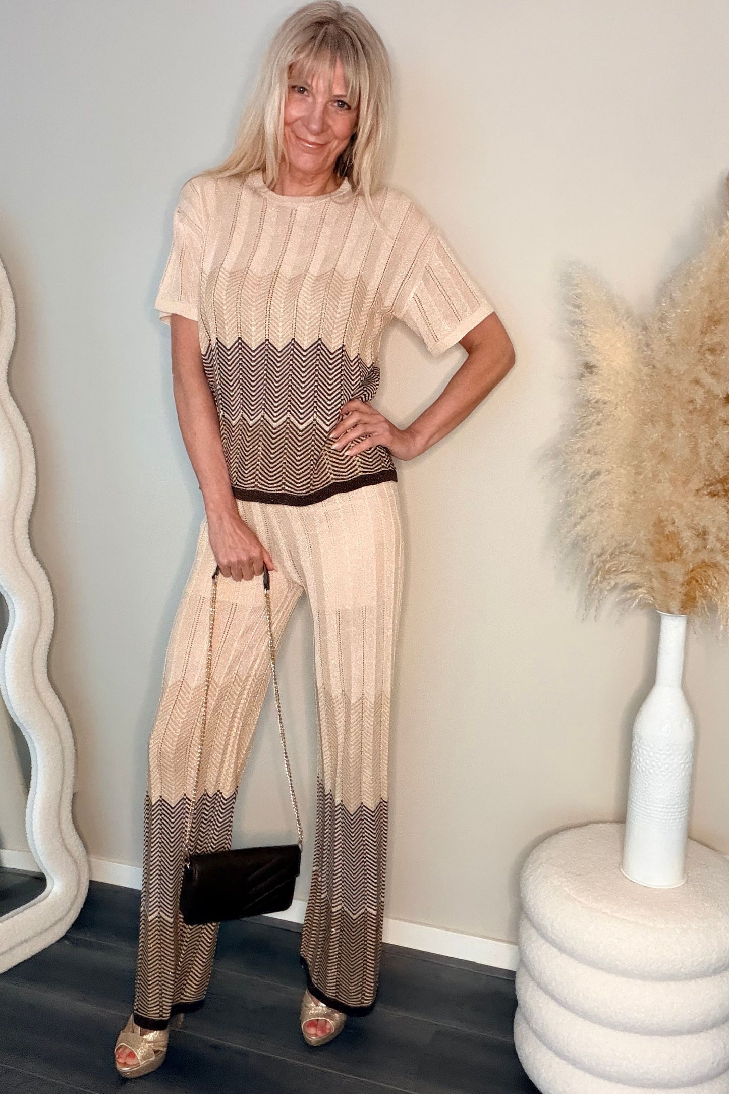 Dani 2-piece set ice/coffee