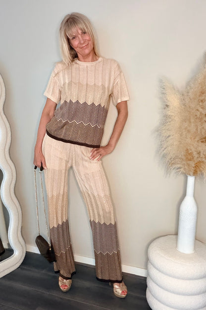 Dani 2-piece set ice/coffee