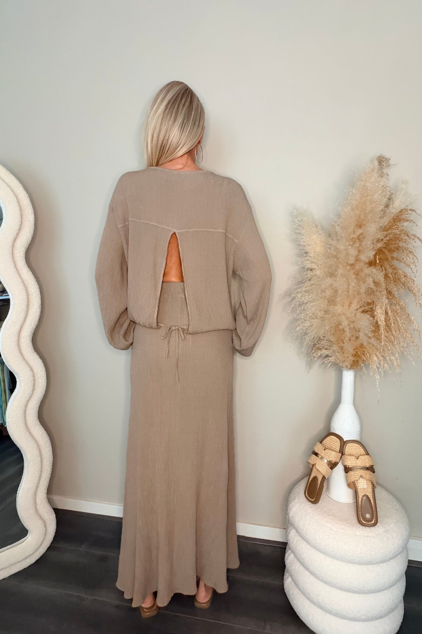 Demi 2-piece set Taupe