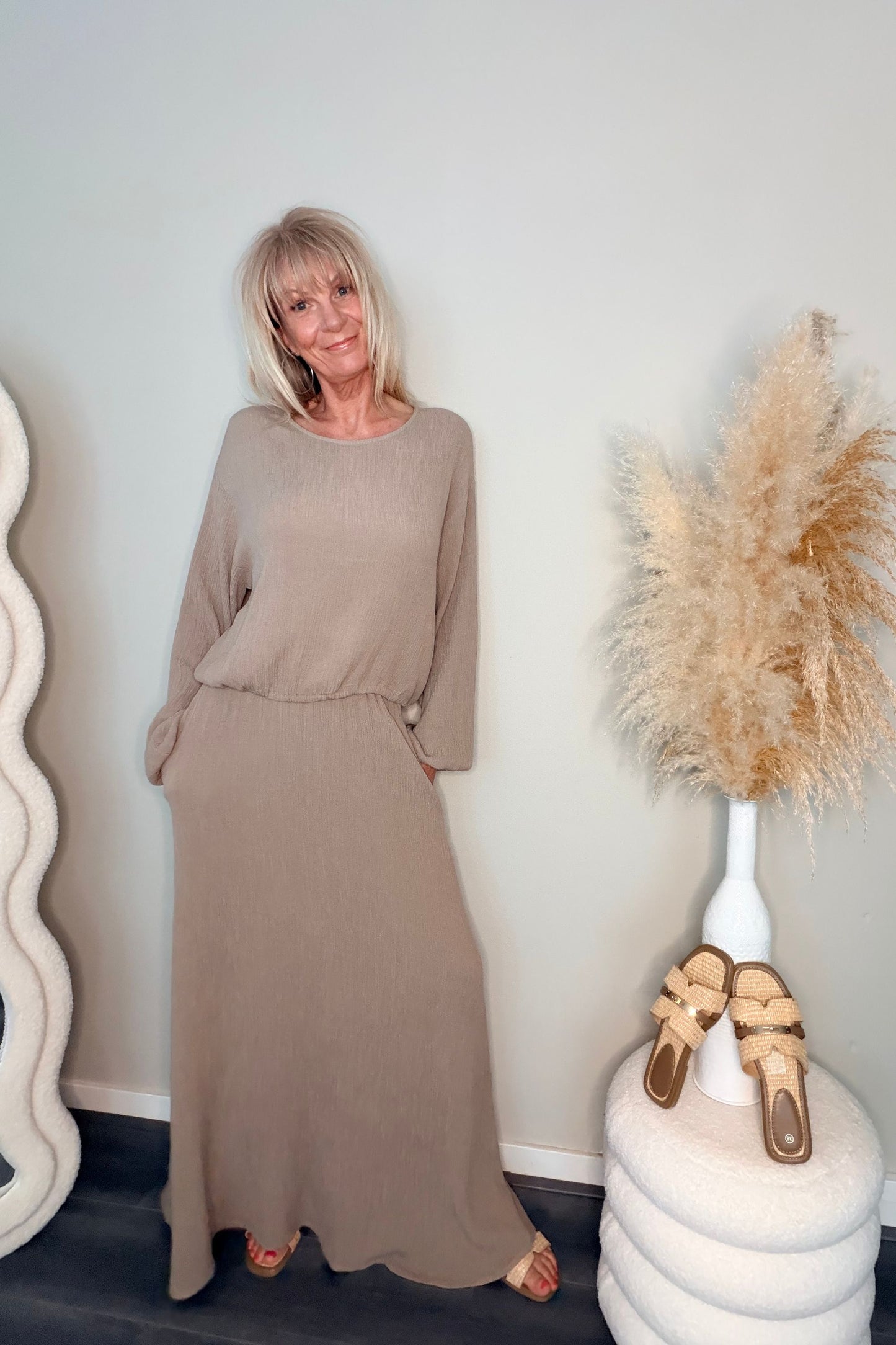 Demi 2-piece set Taupe