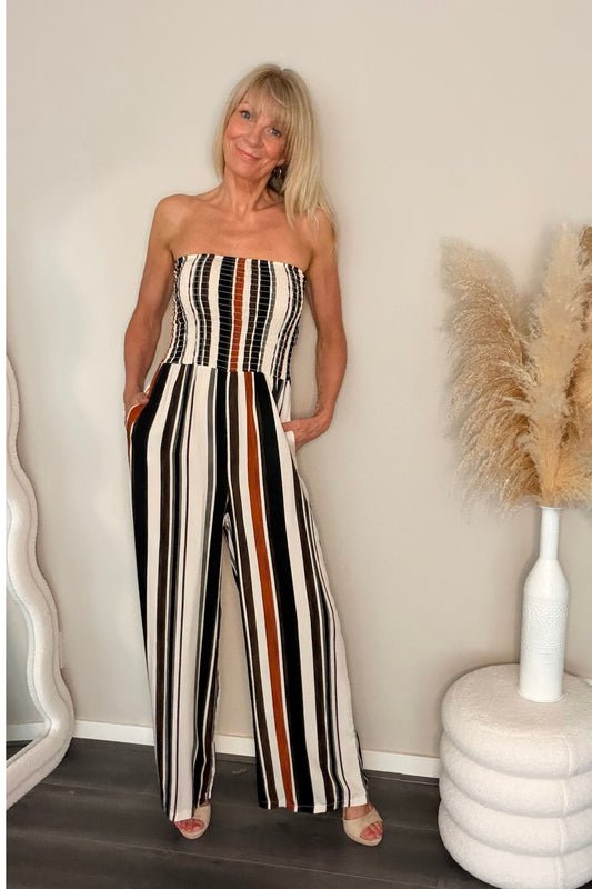 Gaby Jumpsuit Multi Navy