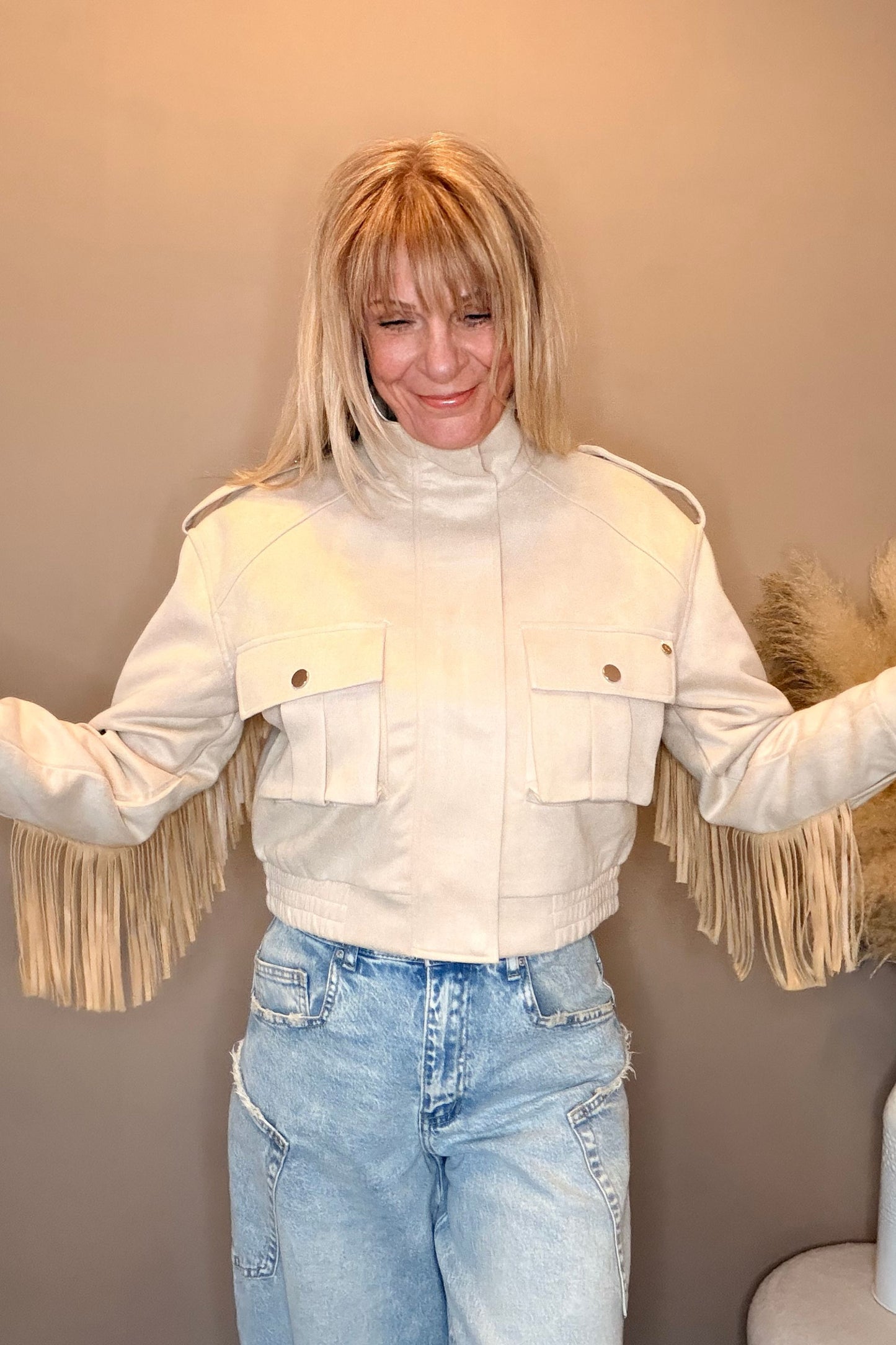 Goldie Jacket Sand