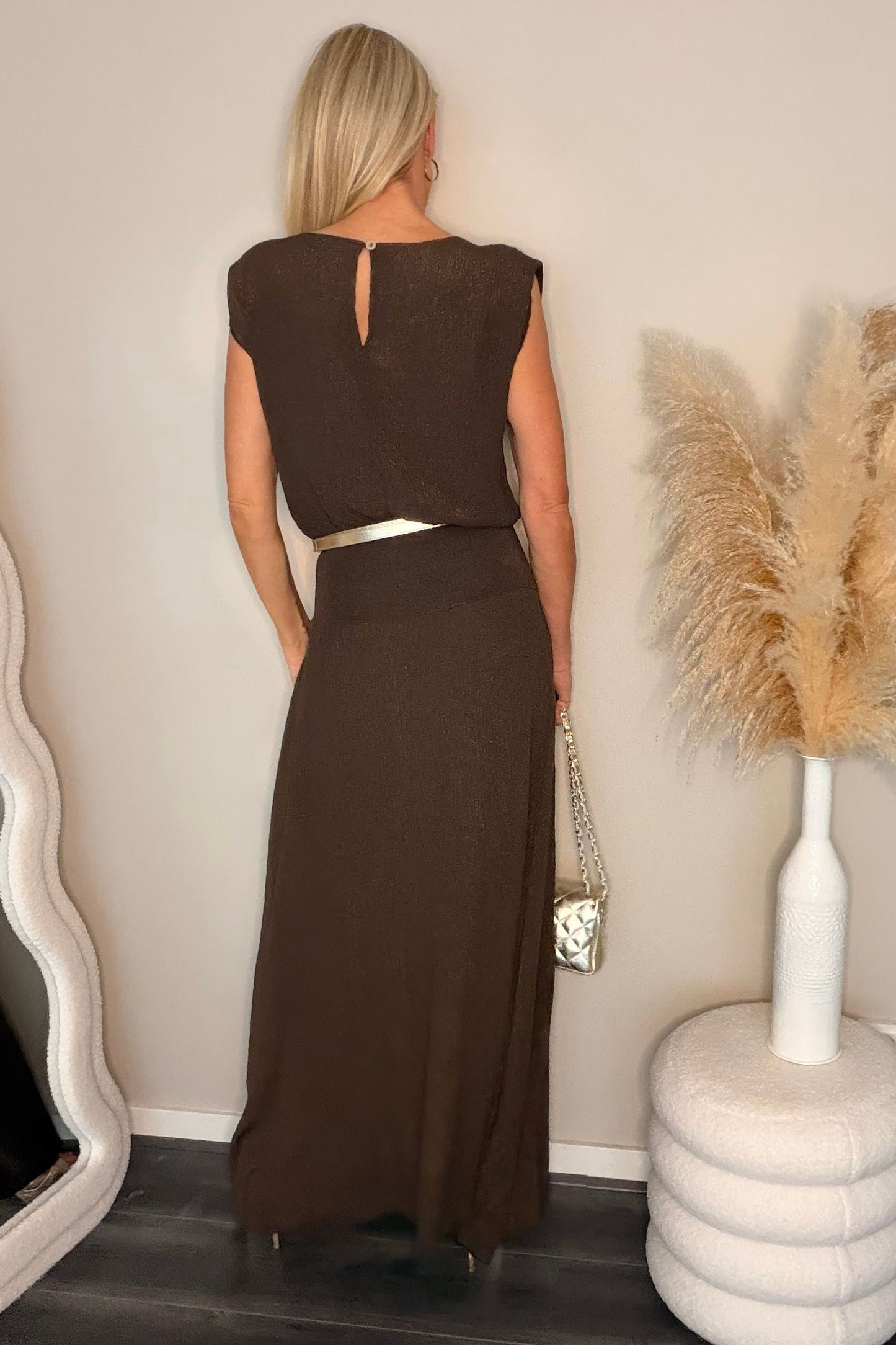 Ilse 2-piece set choco