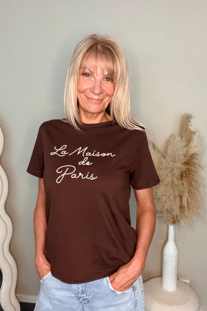 La Maison T-Shirt Chocolat