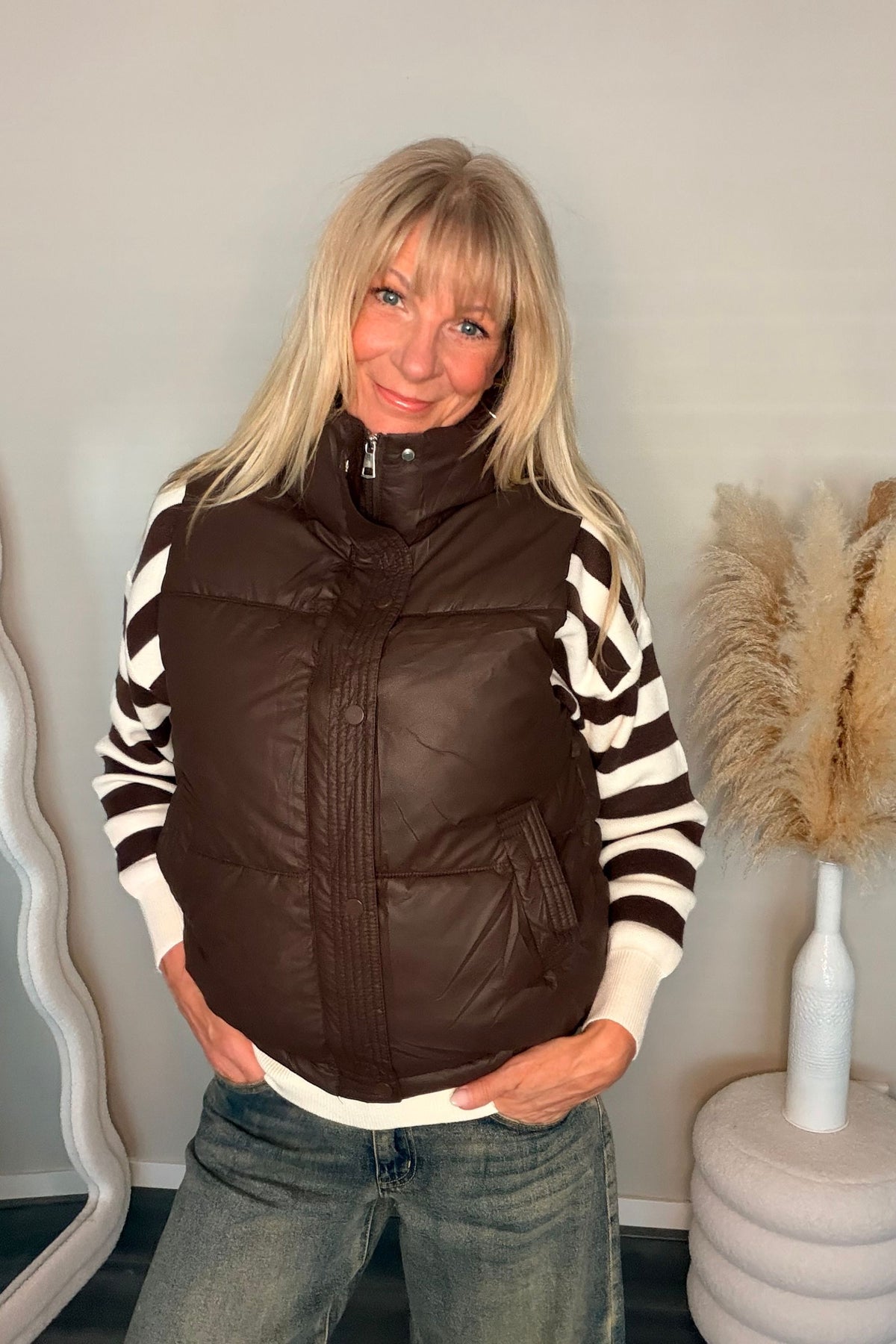Lenny Bodywarmer Chocolat