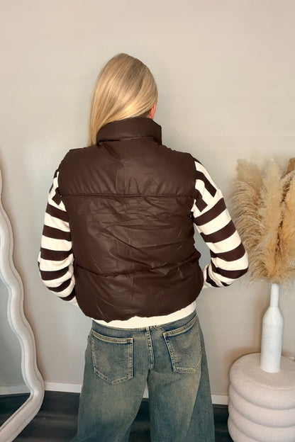 Lenny Bodywarmer Chocolat
