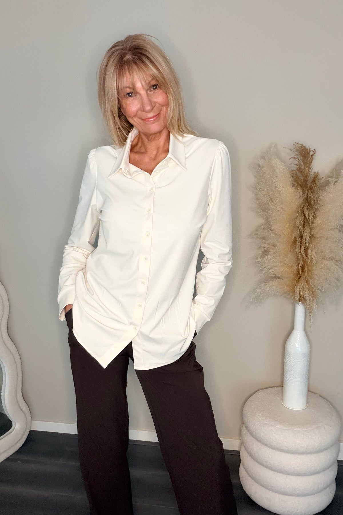 Maicazz Fayette Blouse Off-White