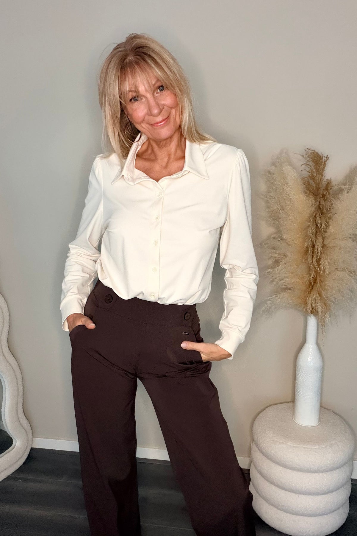 Maicazz Fayette Blouse Off-White