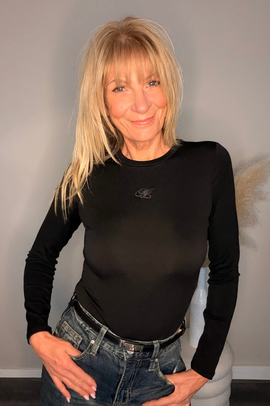 Malelions Crewneck Bodysuit Black
