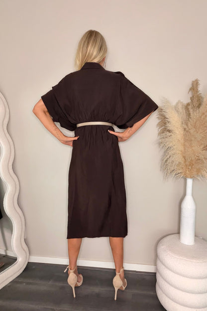Melinda Dress Chocolat