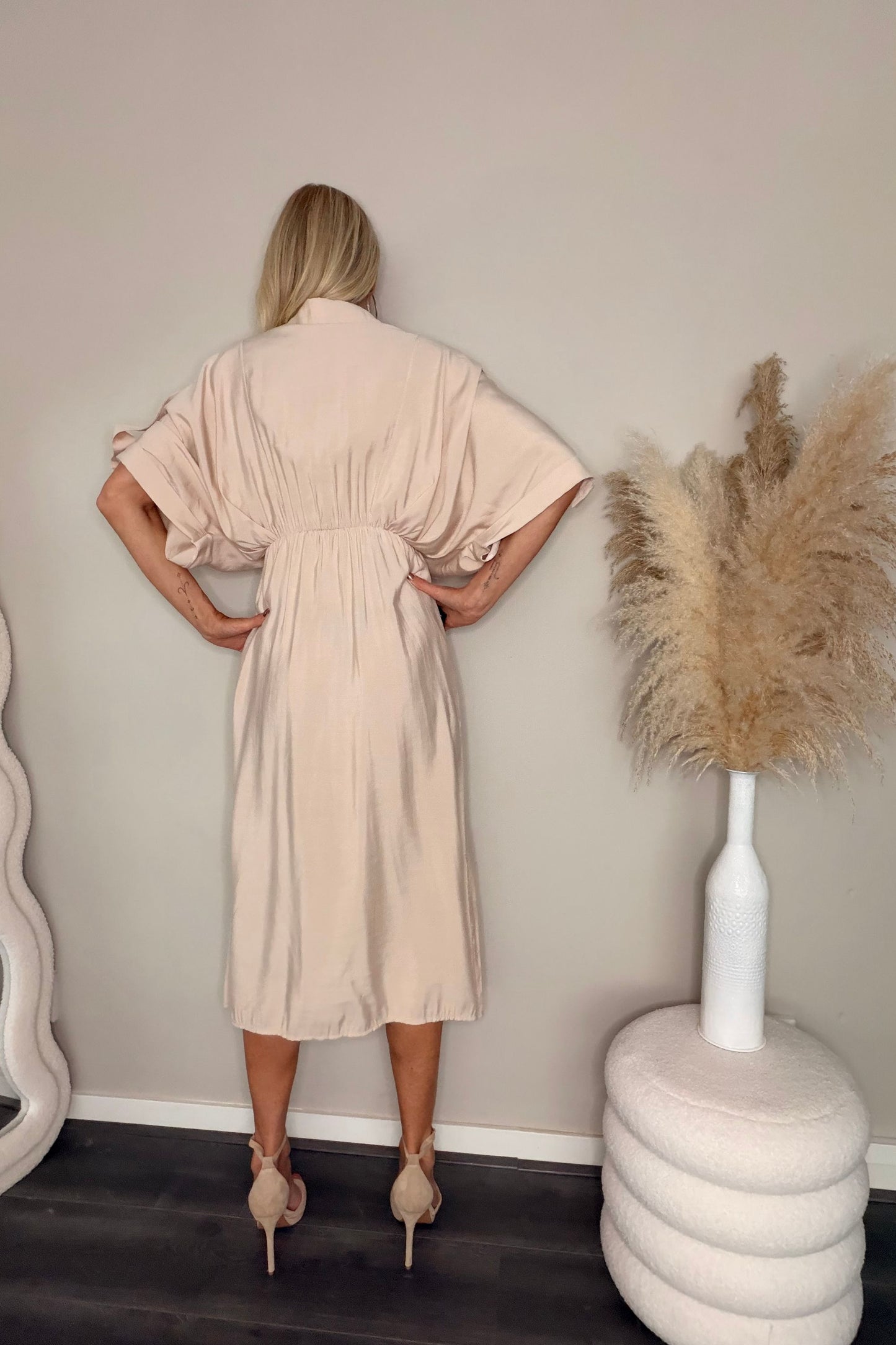 Melinda Dress Beige