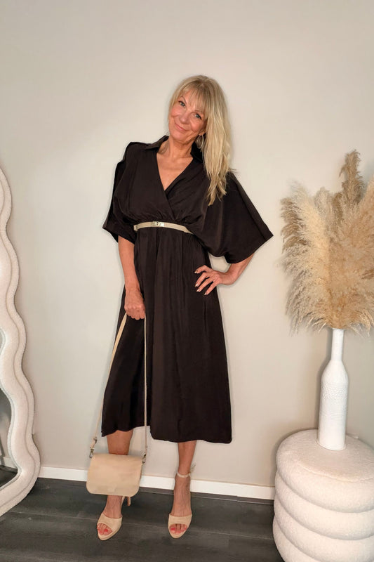 Melinda Dress Chocolat