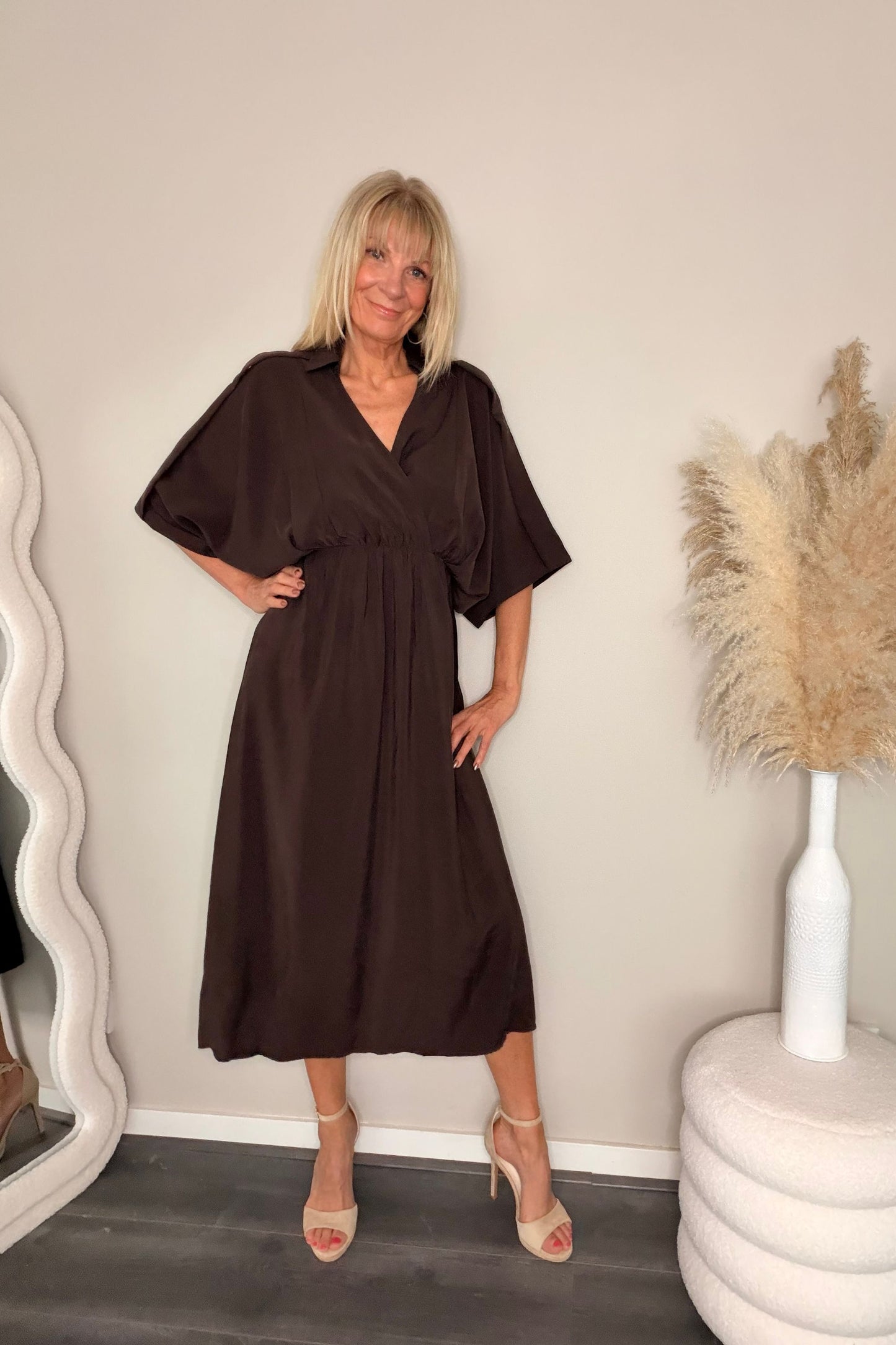 Melinda Dress Chocolat