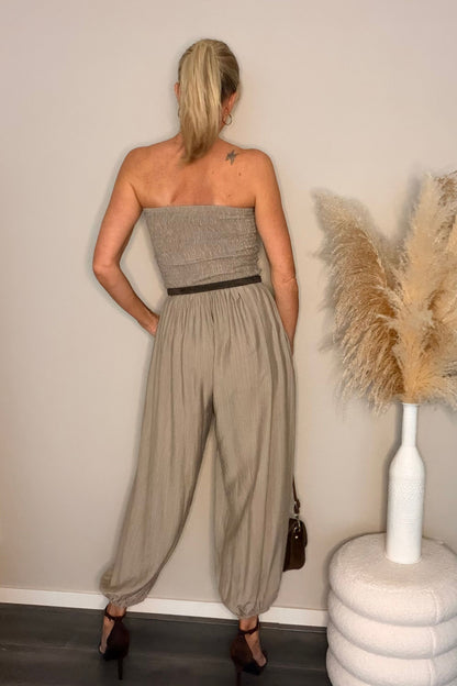 Milly Jumpsuit Taupe