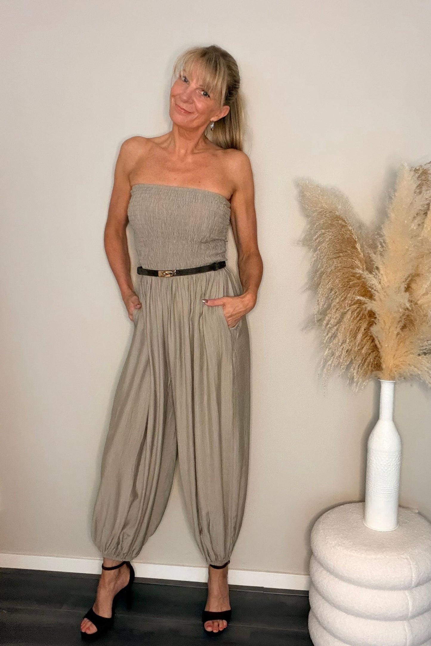 Milly Jumpsuit Taupe