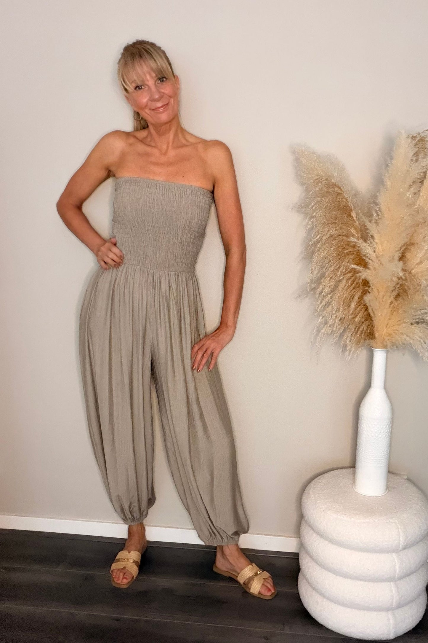 Milly Jumpsuit Taupe