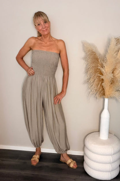 Milly Jumpsuit Taupe