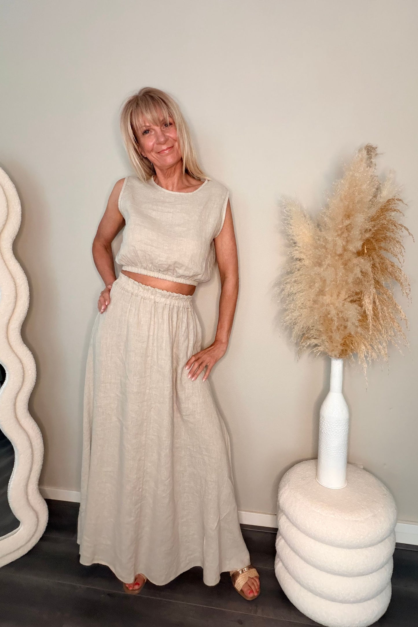 Nora 2-piece set Sand