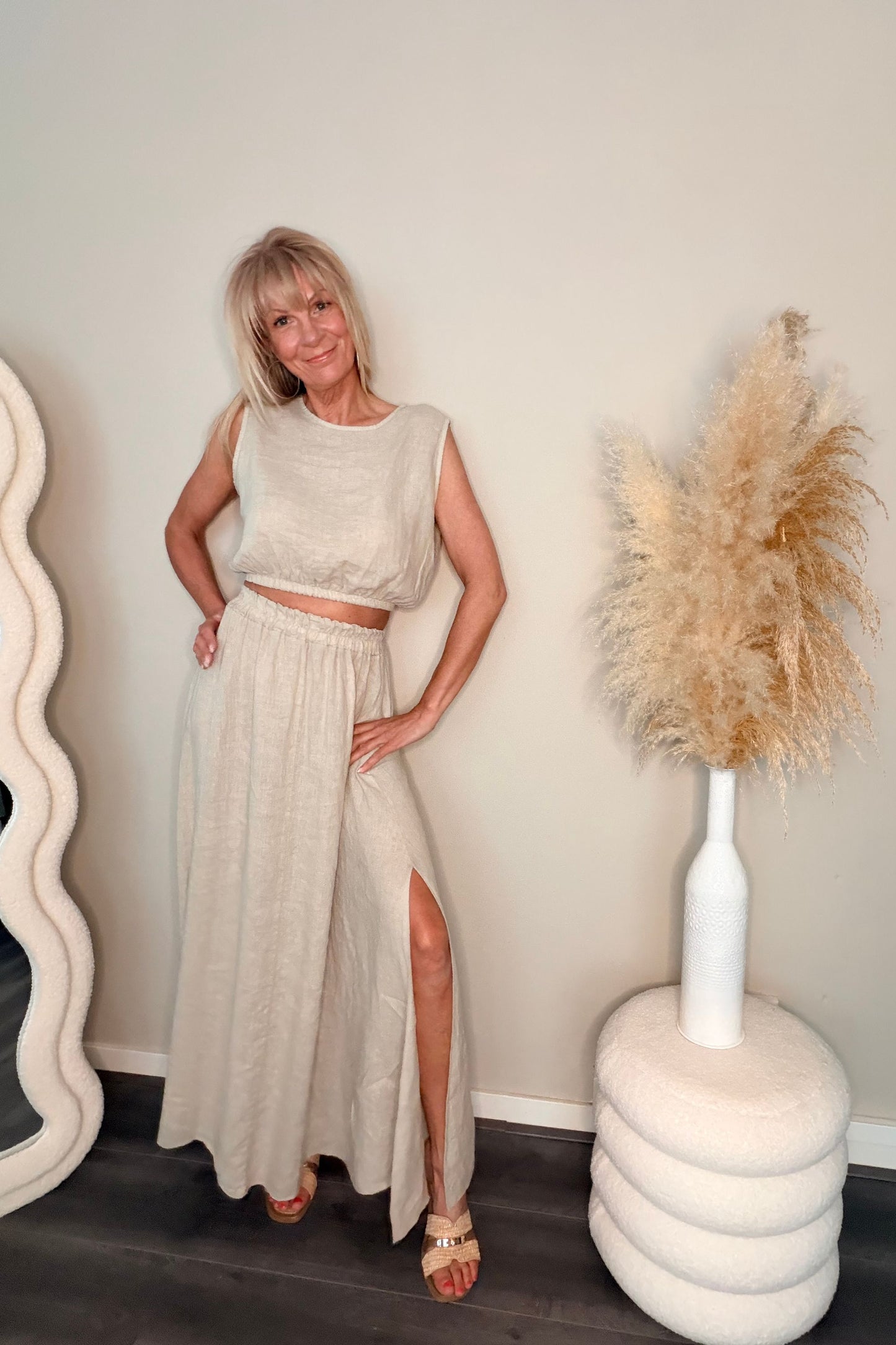 Nora 2-piece set Sand