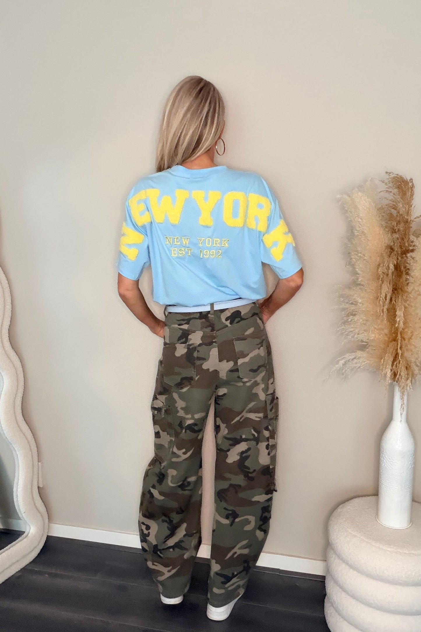 New York T-Shirt Blue/Yellow