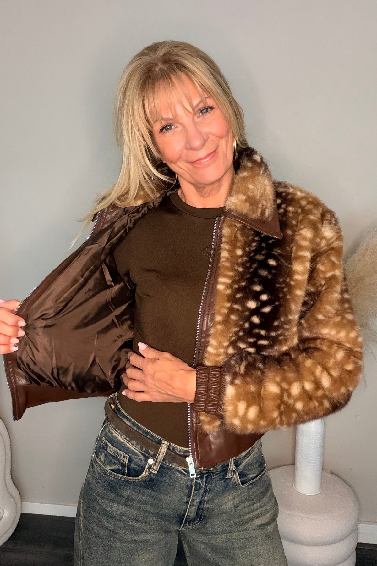 Penny Fake Fur Jacket