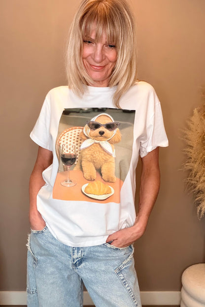 Puppy T-Shirt White