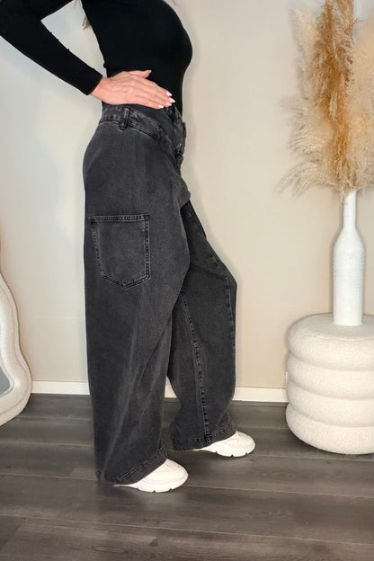 Queen Hearts W3960-2 Black Wash