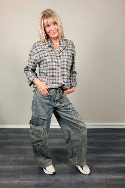Queen Hearts W3938 Cargo Jeans