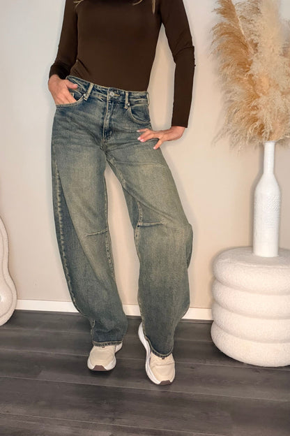 Queen Hearts Ballon Jeans W3717-10