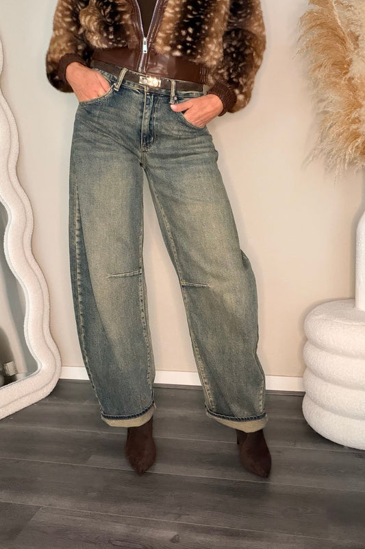 Queen Hearts Ballon Jeans W3717-10