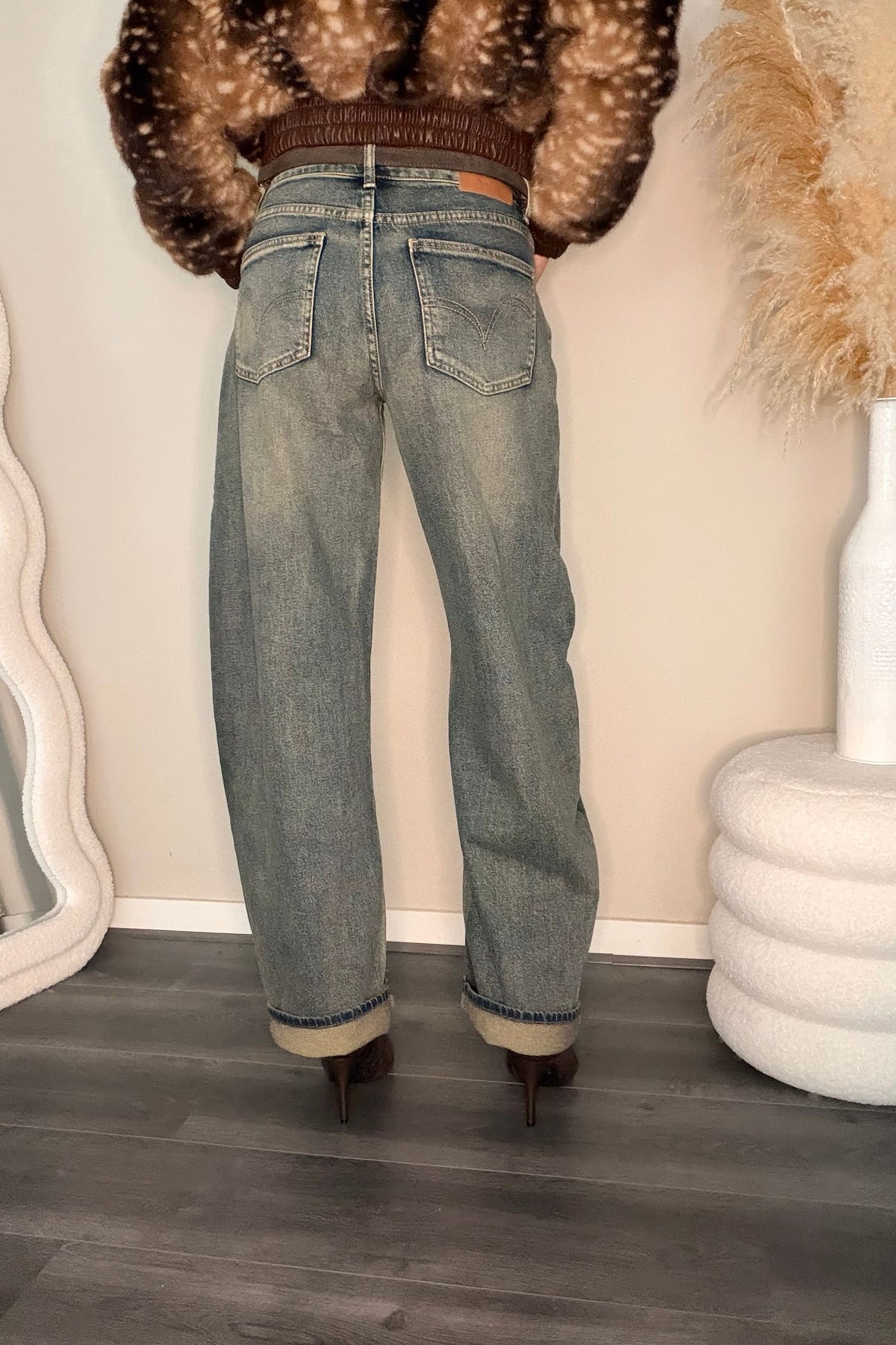 Queen Hearts Ballon Jeans W3717-10