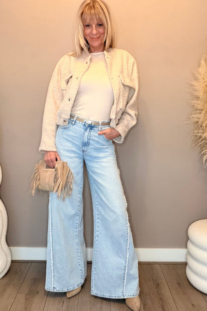 Queen Hearts 70's Wide Leg W3896