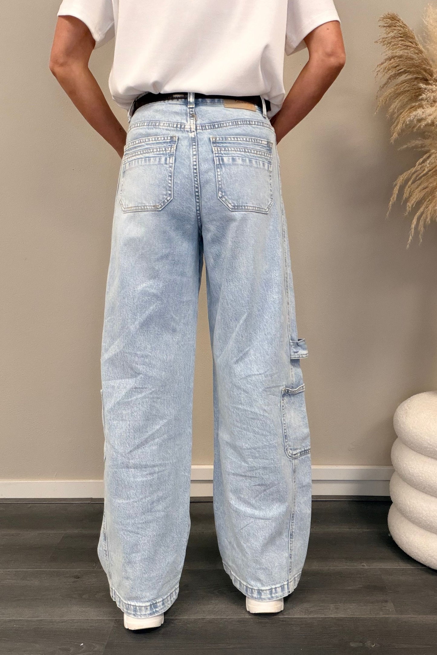 Queen Hearts Cargo Jeans W3885