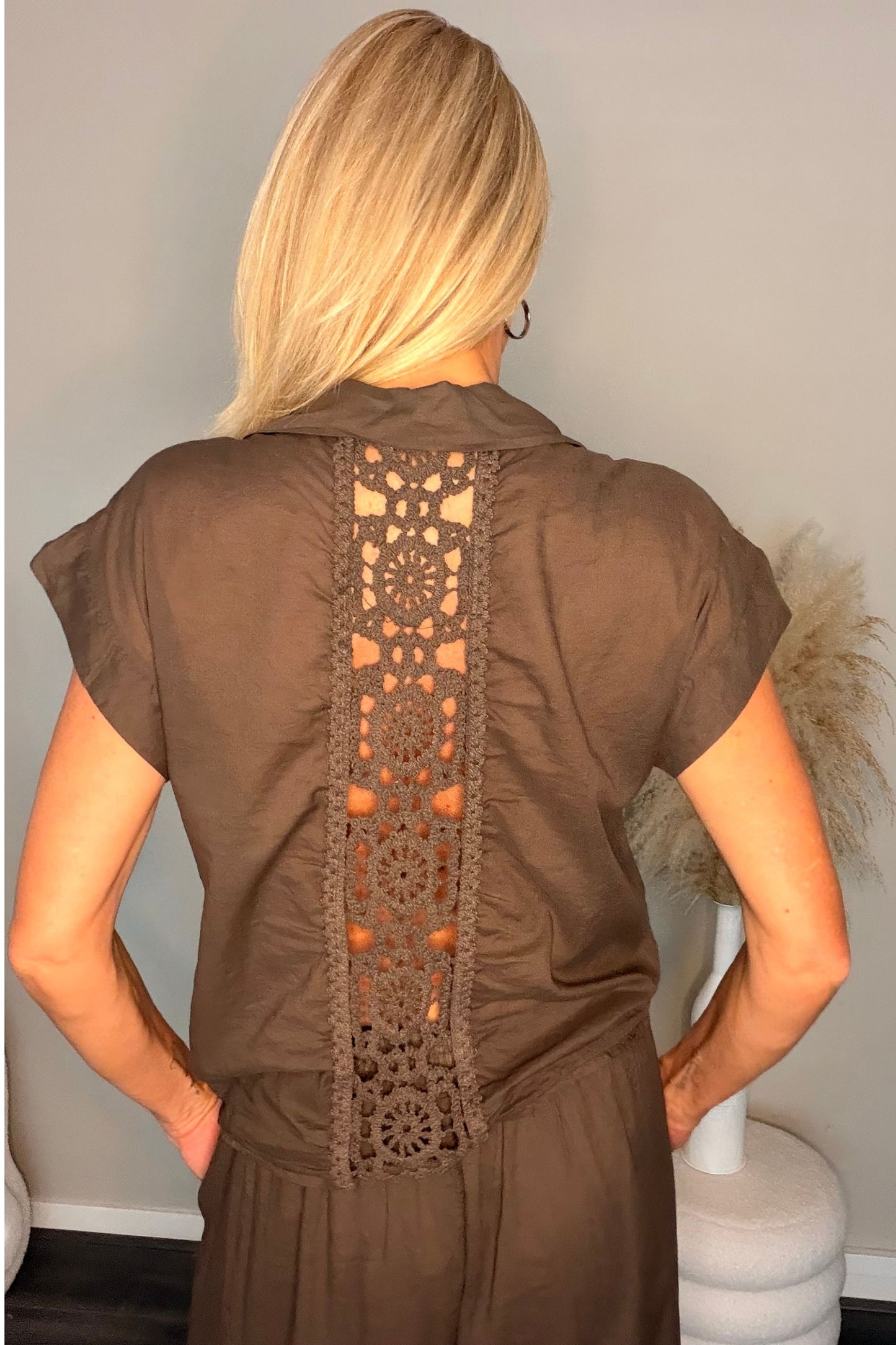 Silvie Blouse choco