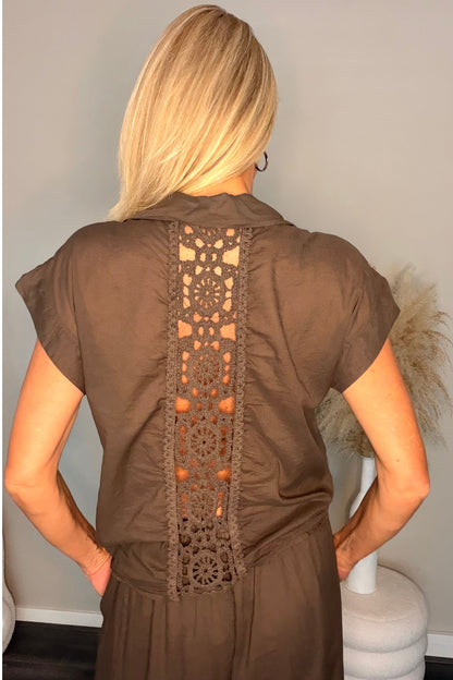 Silvie Blouse choco