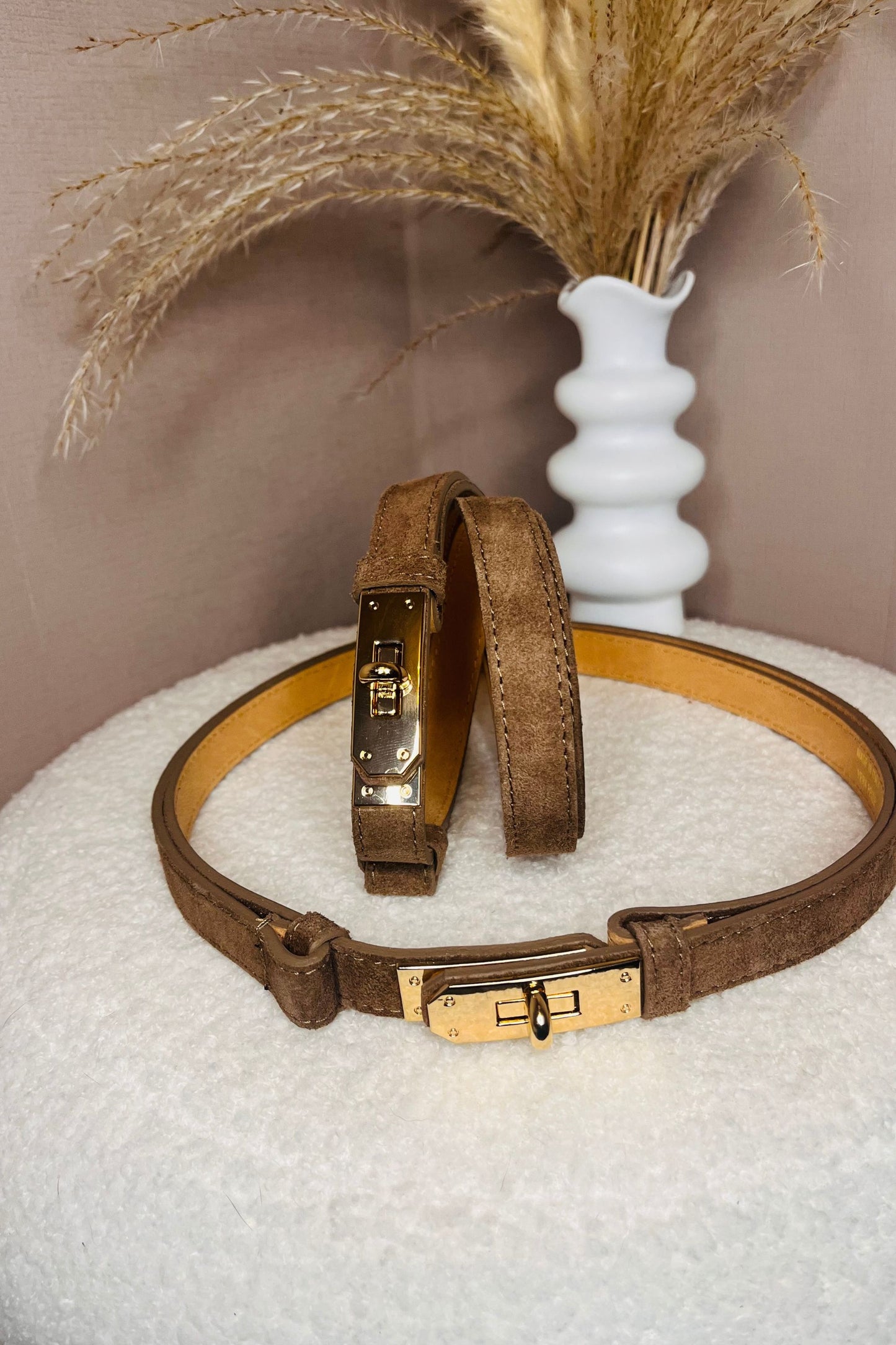 Belt Stella Suede Taupe