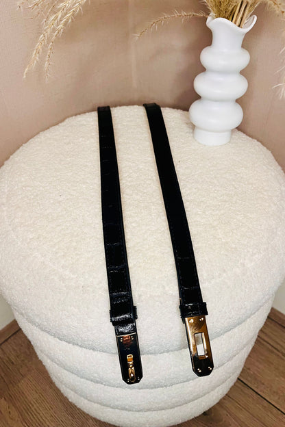 Belt Stella Croc Black
