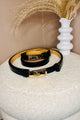 Belt Stella Croc Black