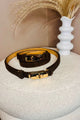 Belt Stella Suède Chocolat