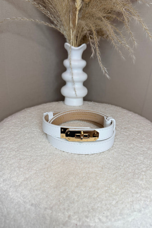 Stella Belt White